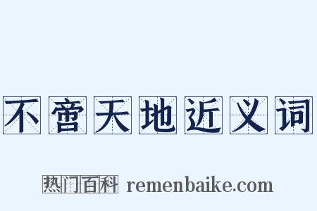 不啻天地近义词是什么意思的图片